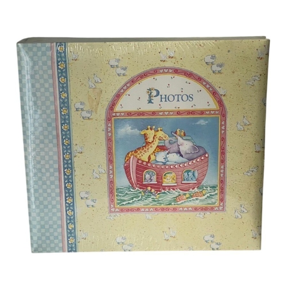 Vintage C.R. Gibson Noah's Ark Photo Album Cathy Heck Sealed